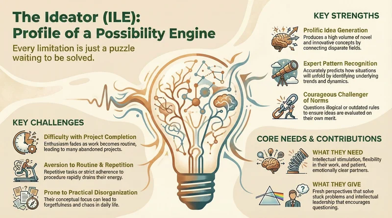 Ideator (ILE) infographic