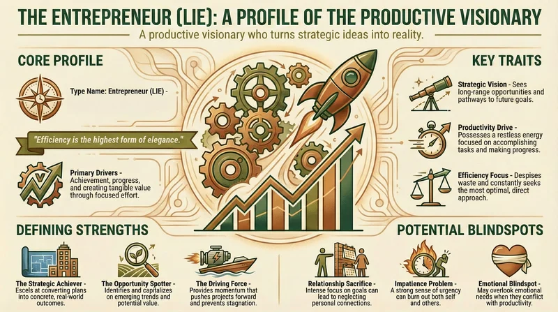 Entrepreneur (LIE) infographic