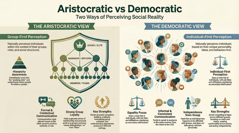 Aristocratic and Democratic infographic
