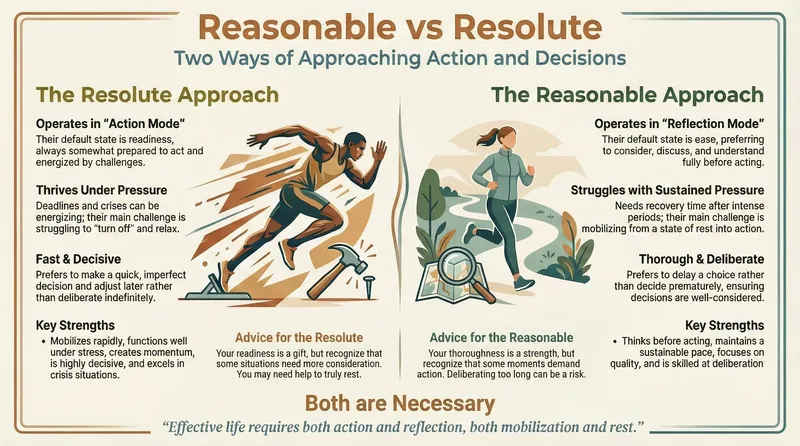 Reasonable and Resolute infographic
