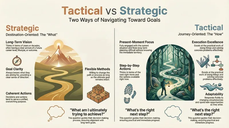 Tactical and Strategic infographic